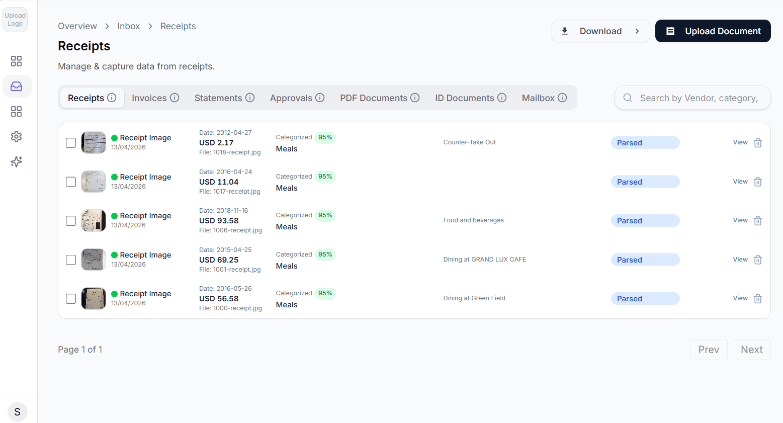 Billsdeck Dashboard